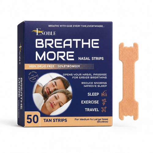 Breathe More Extra Strength Nasal Strips Tan