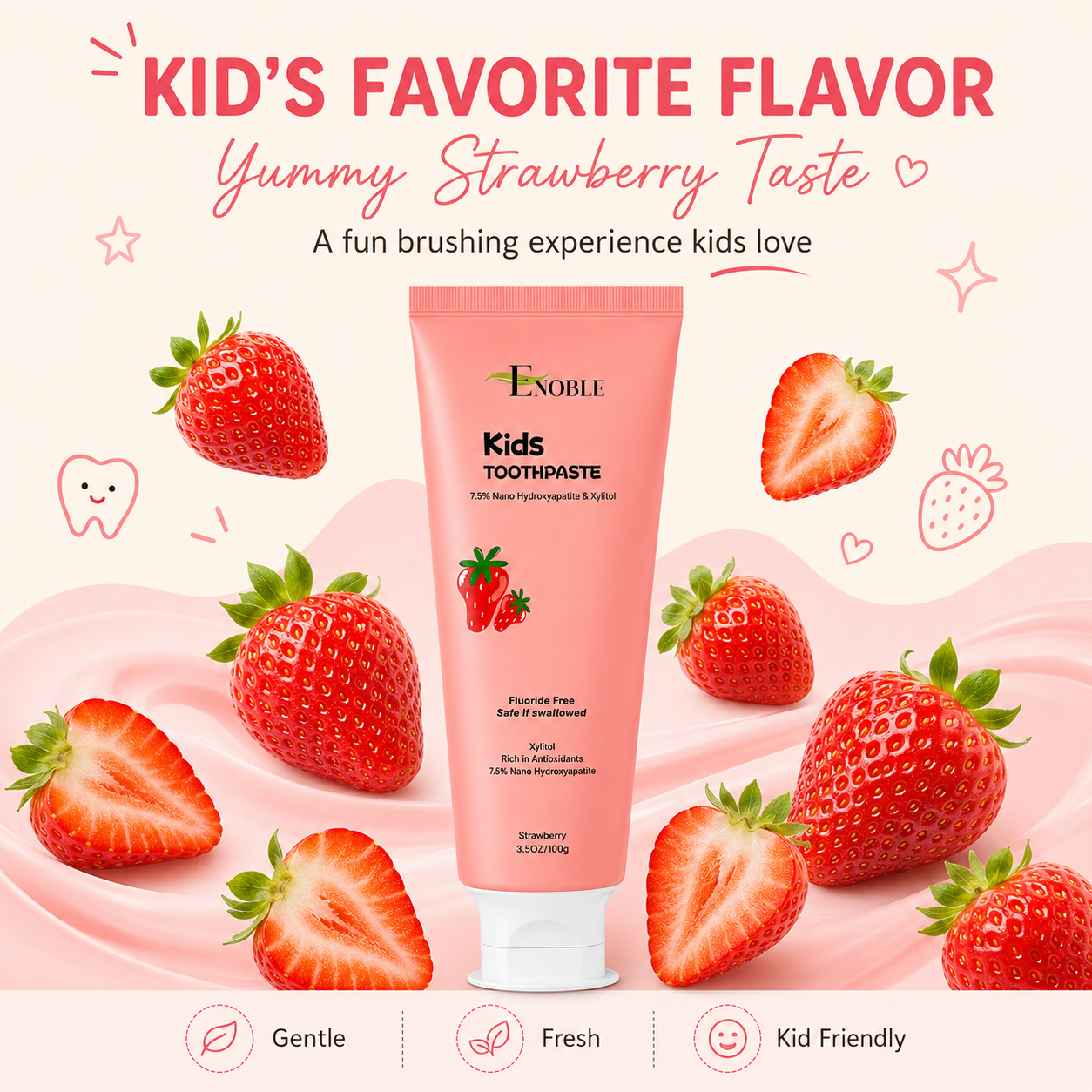The Enoble Kids Toothpaste