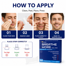 Breathe More Extra Strength Clear Nasal Strips