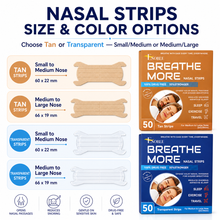 Breathe More Extra Strength Clear Nasal Strips