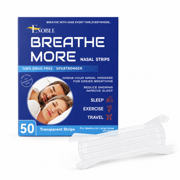 Breathe More Extra Strength Clear Nasal Strips Transparent